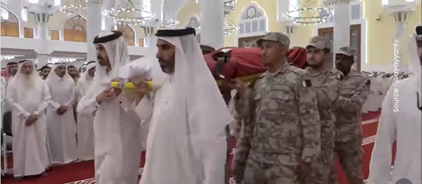 Funeral prayer for the chopper dead