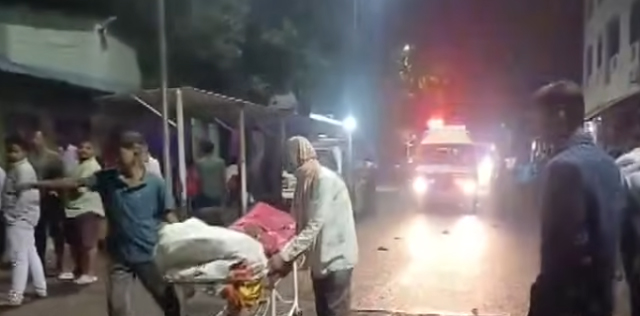 Rescue work after the fire at Cuttack Govt hospital 