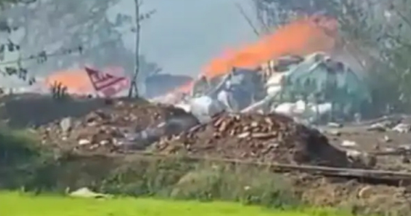 Safely located in a paddy field, but Thrissur fireworks factory explodes.